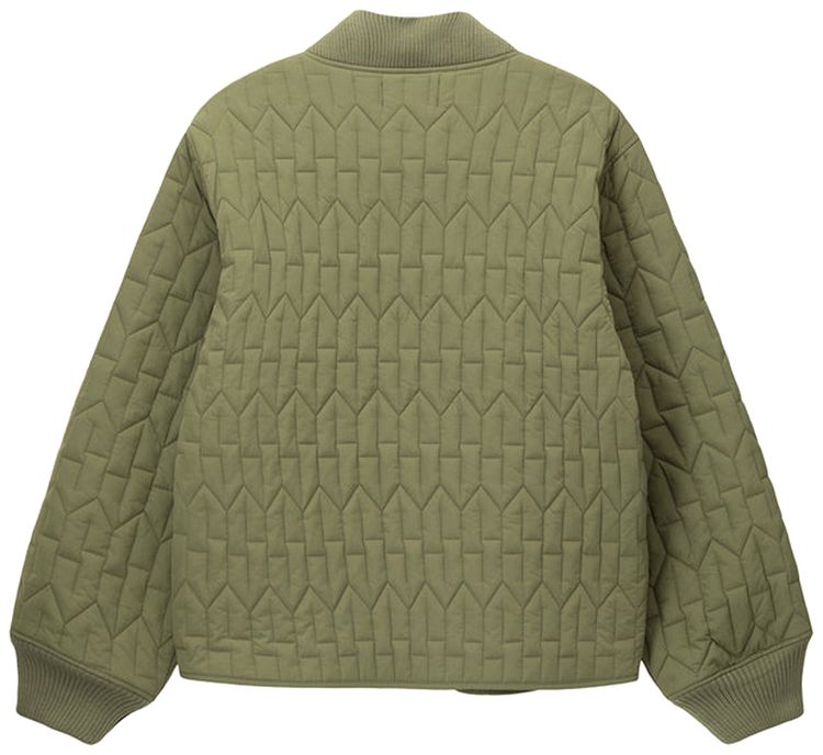 Stussy S Quilted Liner Jacket Olive