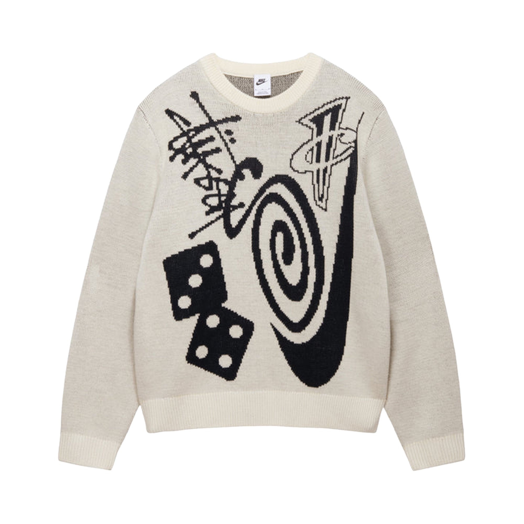 22aw stussy curly s sweater XL natural | nate-hospital.com