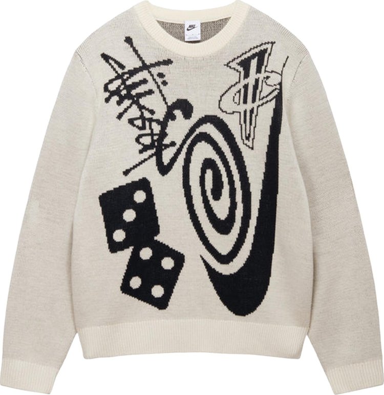 Stussy x Nike Icon Knit Sweater 'Natural'