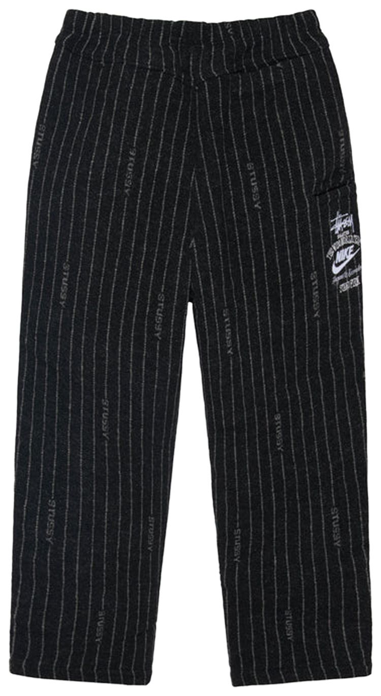 Stussy x Nike Stripe Wool Pant Black