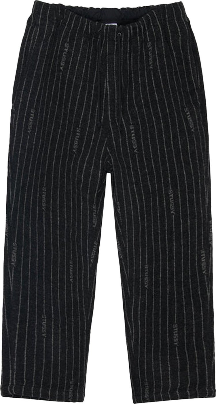Buy Stussy x Nike Stripe Wool Pant 'Black' - DR4021010 BLAC