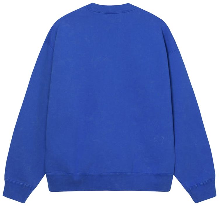 Stussy x Nike Acid Wash Fleece Crew Blue