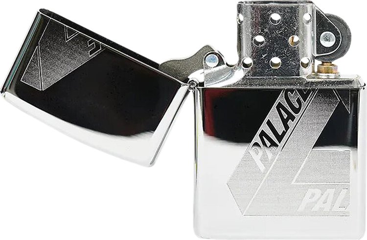 Palace Tri Ferg Zippo Lighter High Polish Chrome