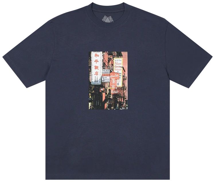 Palace Downtown T Shirt Navy