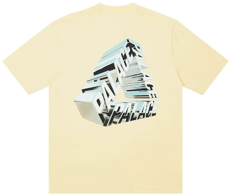 Palace Tri Chrome T Shirt Mellow Yellow