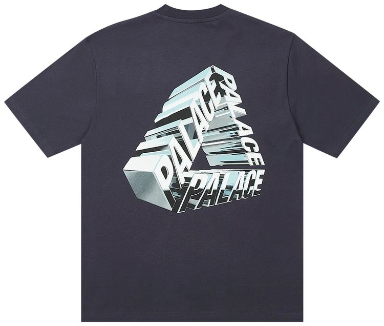 Palace Tri Chrome T Shirt Navy