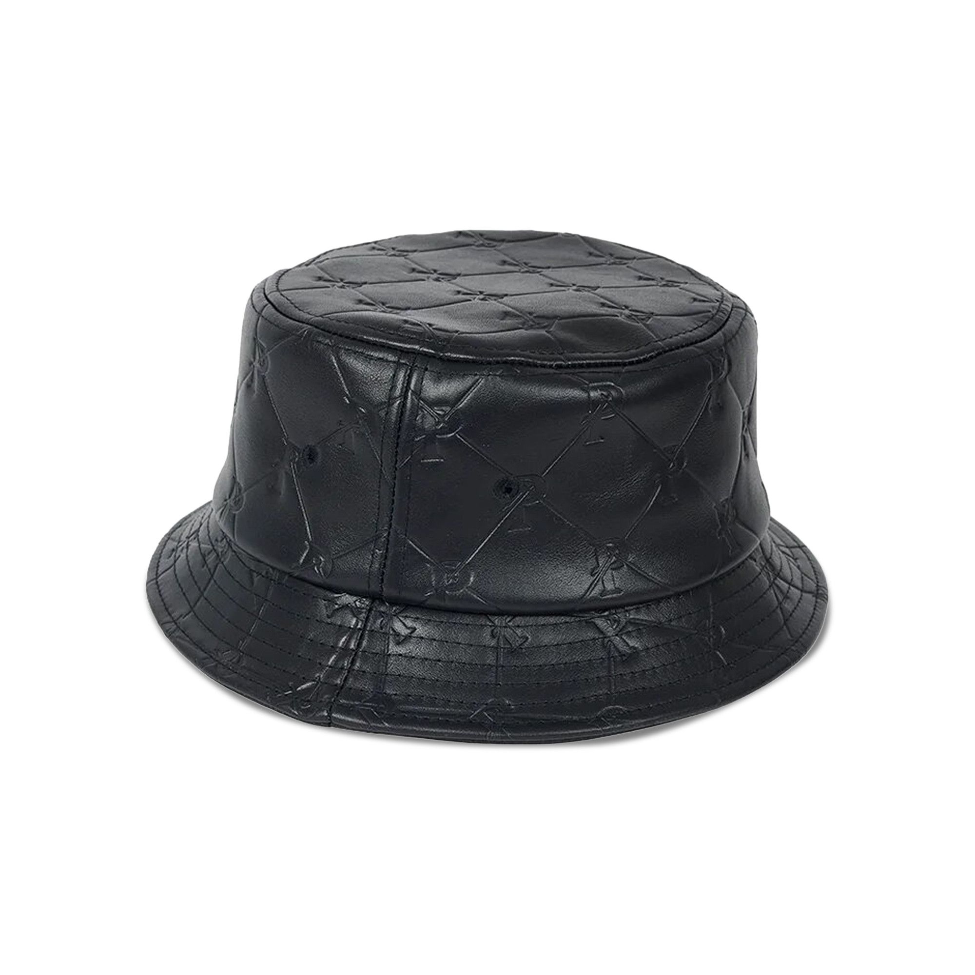 帽子 Palace PAL-M-Gram Leather Bucket Hat Buy Palace Pal-M-Gram Leather Bucket Hat 'Midnight Blue