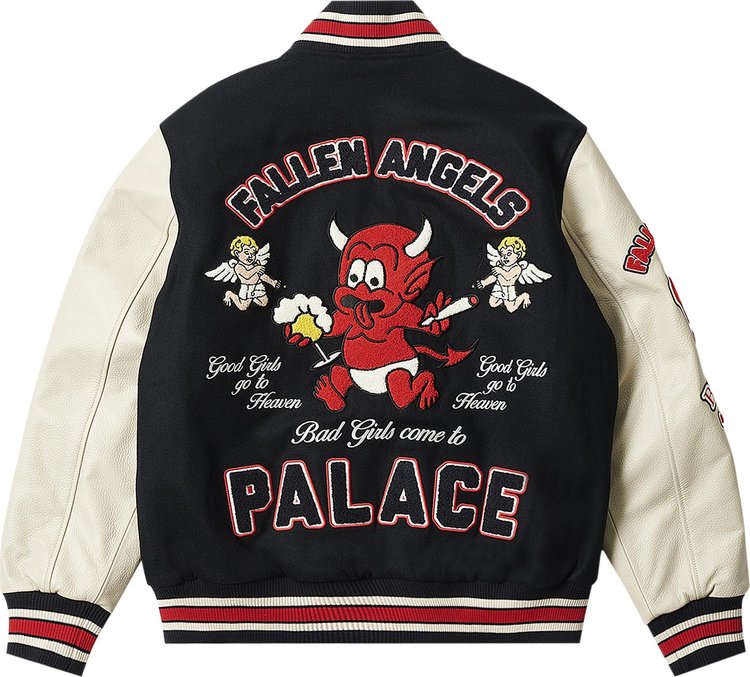 Palace Fallen Angels Varsity Jacket Navy