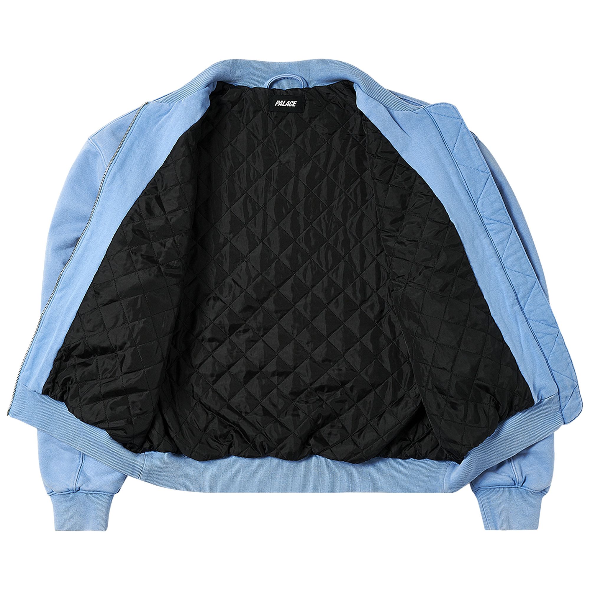 Buy Palace Wash Out Bomber Jacket 'Crystalised Blue' - P24CS067 | GOAT