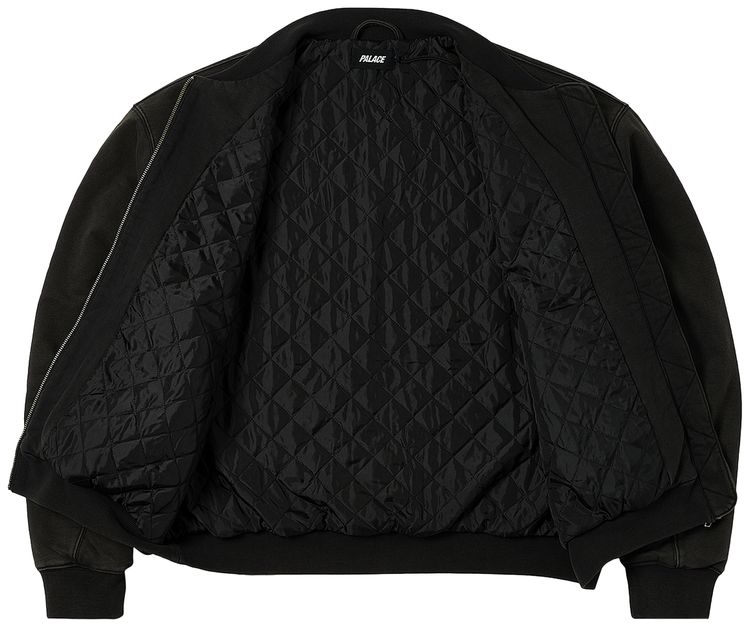Palace Wash Out Bomber Jacket Black