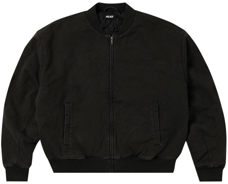 Palace Wash Out Bomber Jacket Black