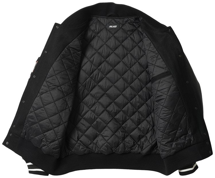 Palace Fallen Angels Varsity Jacket Black