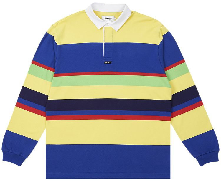 Palace Big Stripe Rugby Top Yellow