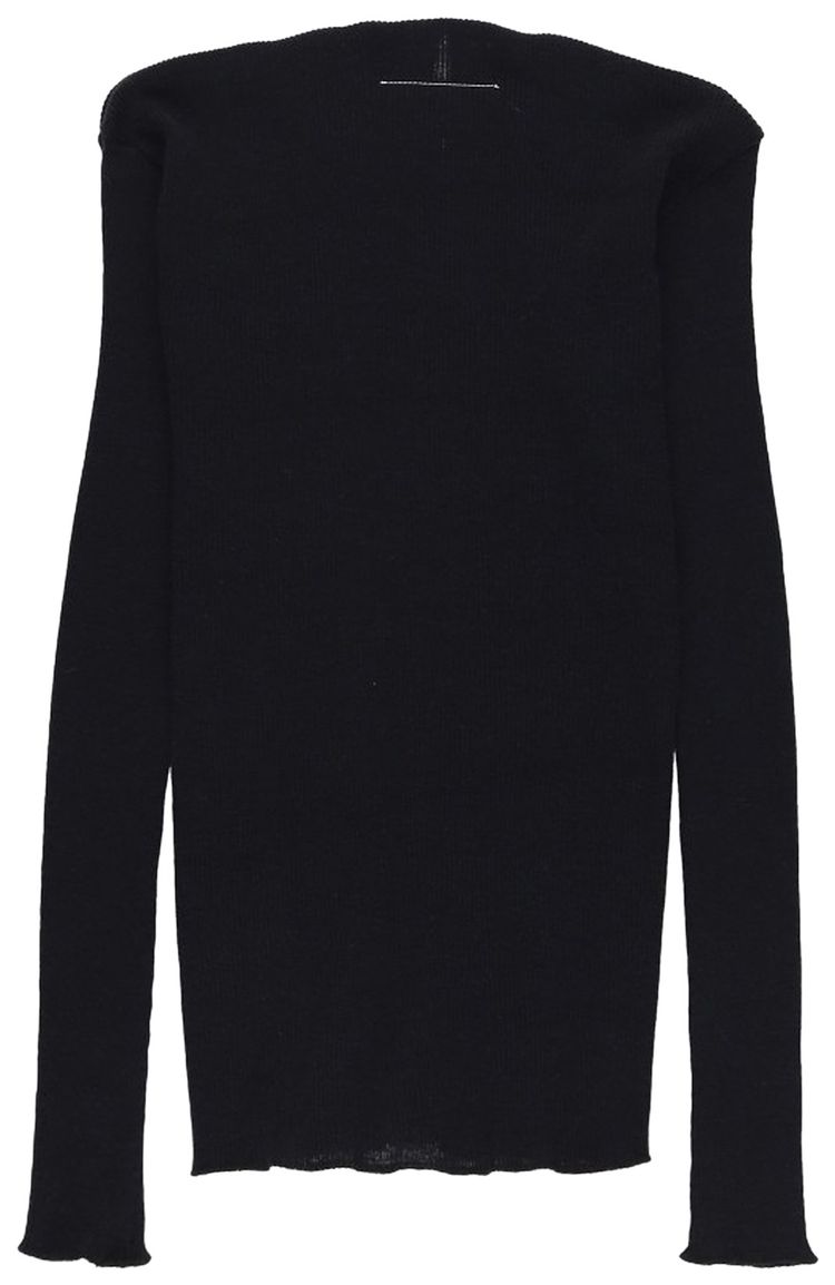 MM6 Maison Margiela Zip Up Knit Black