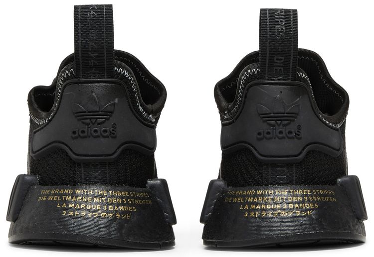 Adidas NMD R1 Black Gold Metallic