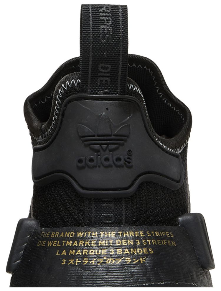 Adidas NMD R1 Black Gold Metallic