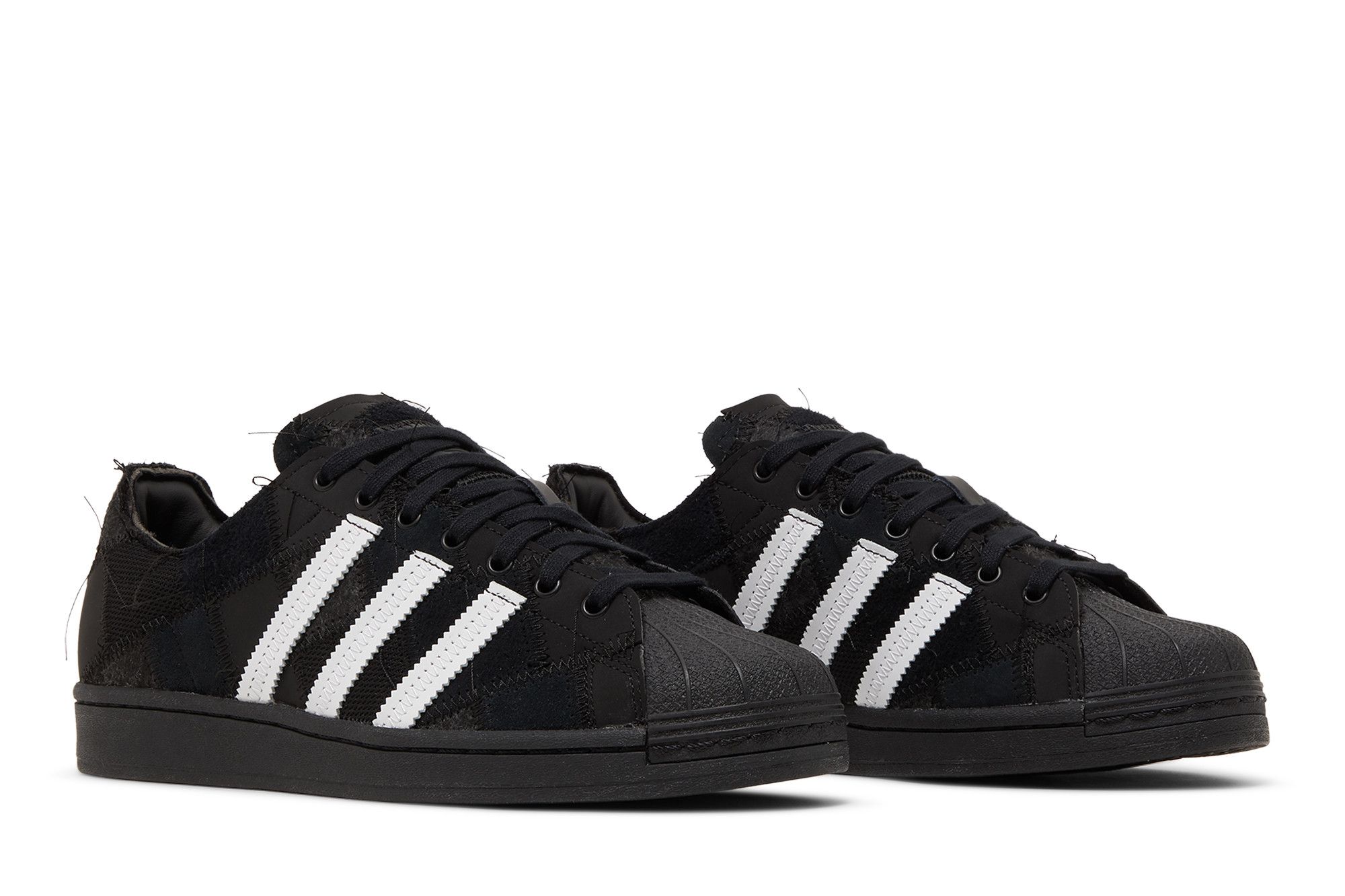 Buy atmos x RECOUTURE x adidas Superstar 'Patchwork - Black
