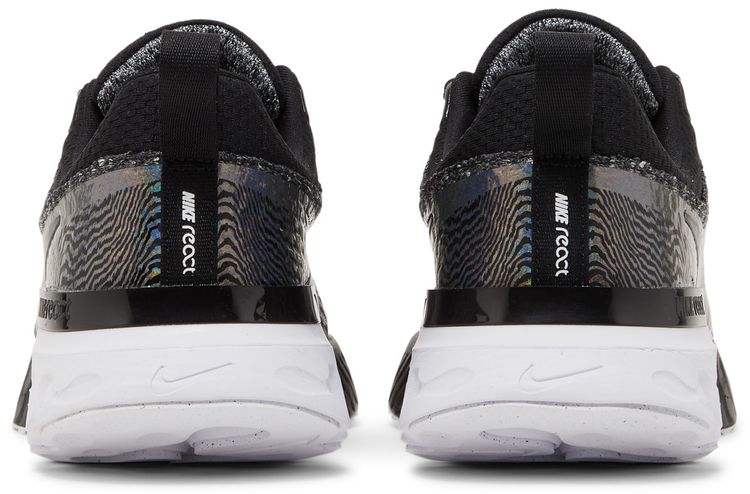 Nike Wmns React Infinity Run Flyknit 3 Premium Black Zebra Iridescent