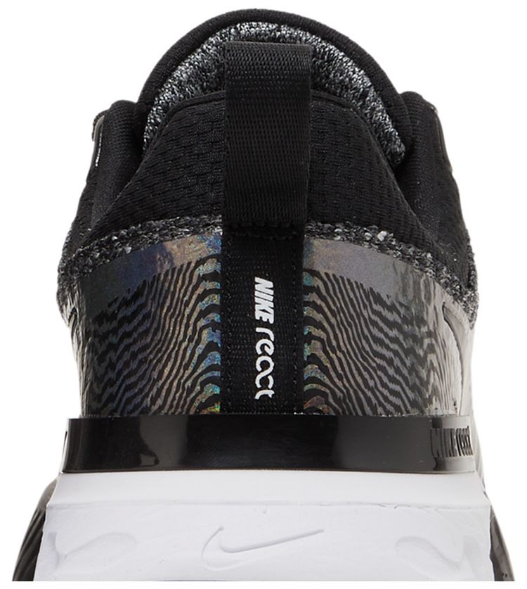Nike Wmns React Infinity Run Flyknit 3 Premium Black Zebra Iridescent