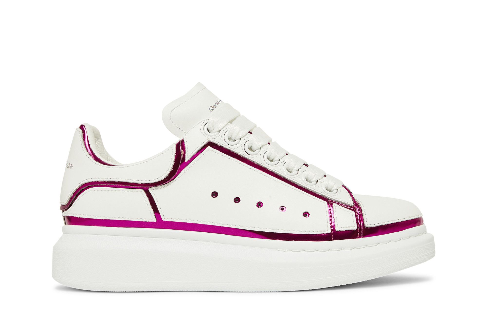 Buy Alexander McQueen Wmns Oversized Sneaker 'White Printers