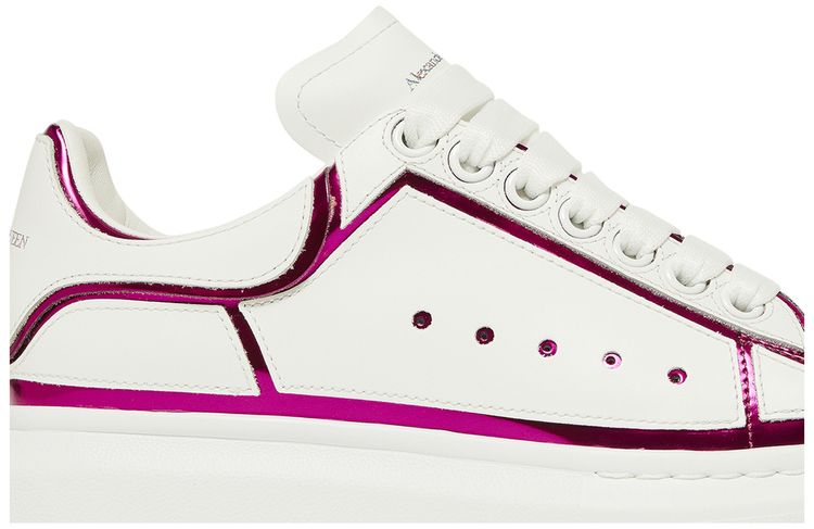 Alexander McQueen Wmns Oversized Sneaker White Printers Pink