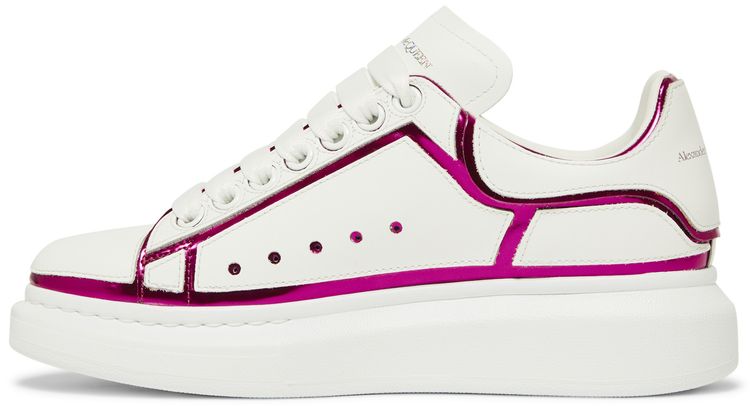 Alexander McQueen Wmns Oversized Sneaker White Printers Pink