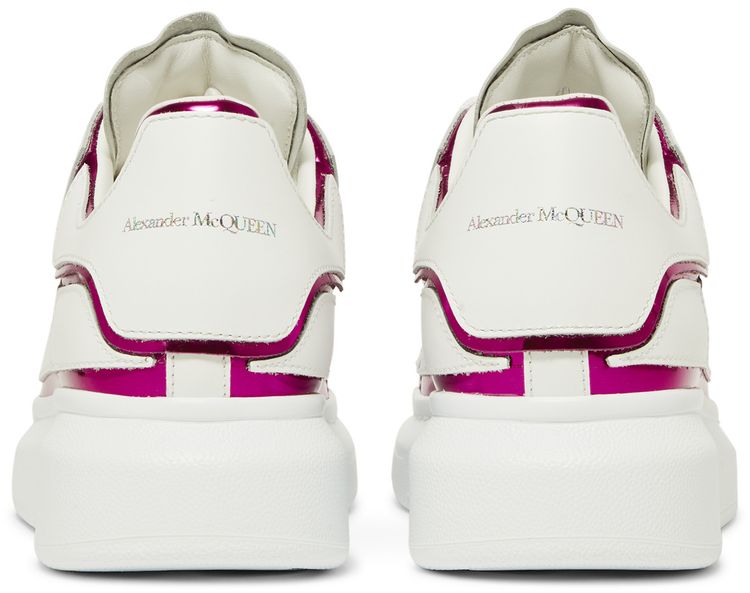 Alexander McQueen Wmns Oversized Sneaker White Printers Pink