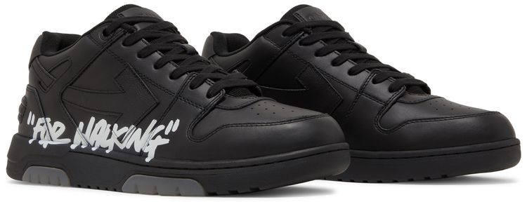 Off White Out of Office For Walking   Black White