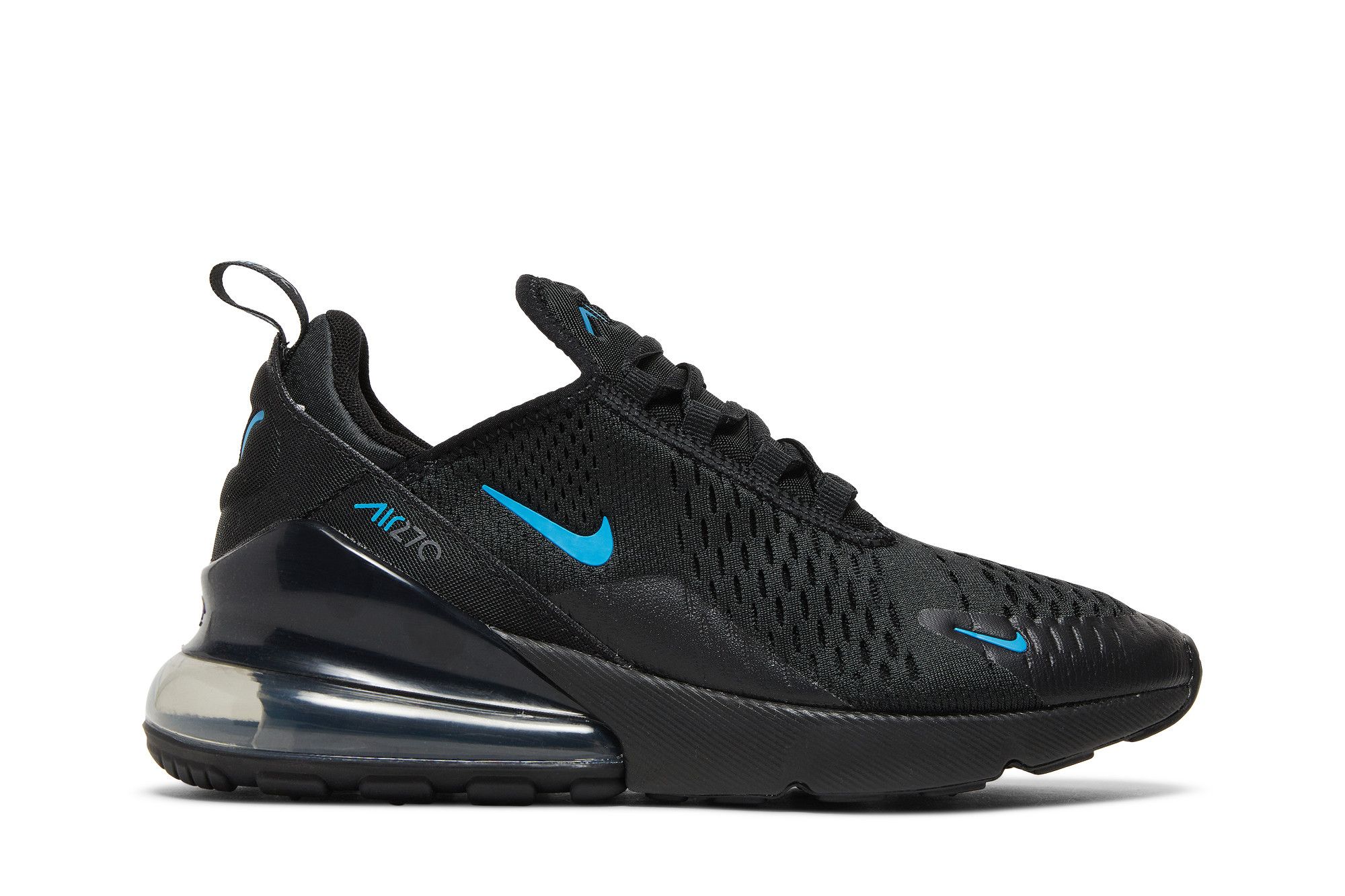 Nike 270 black 2025 and blue tick