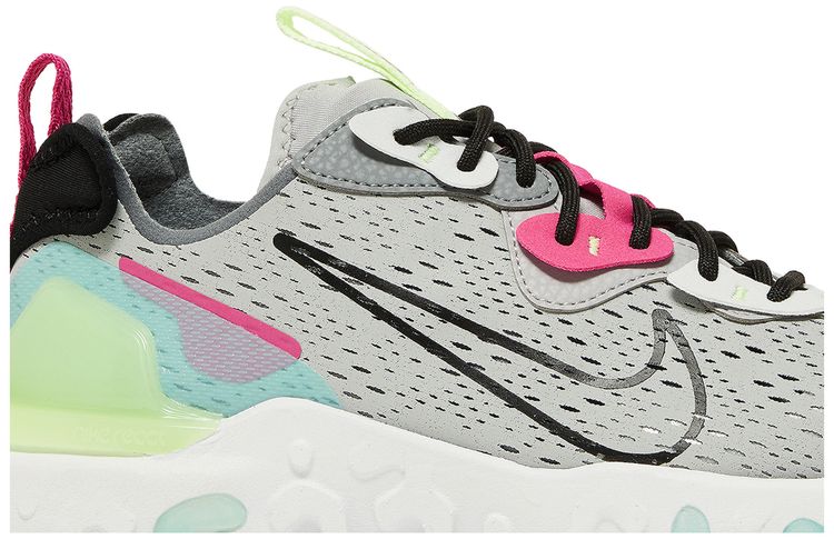 Nike Wmns React Vision Wolf Grey Pink Prime