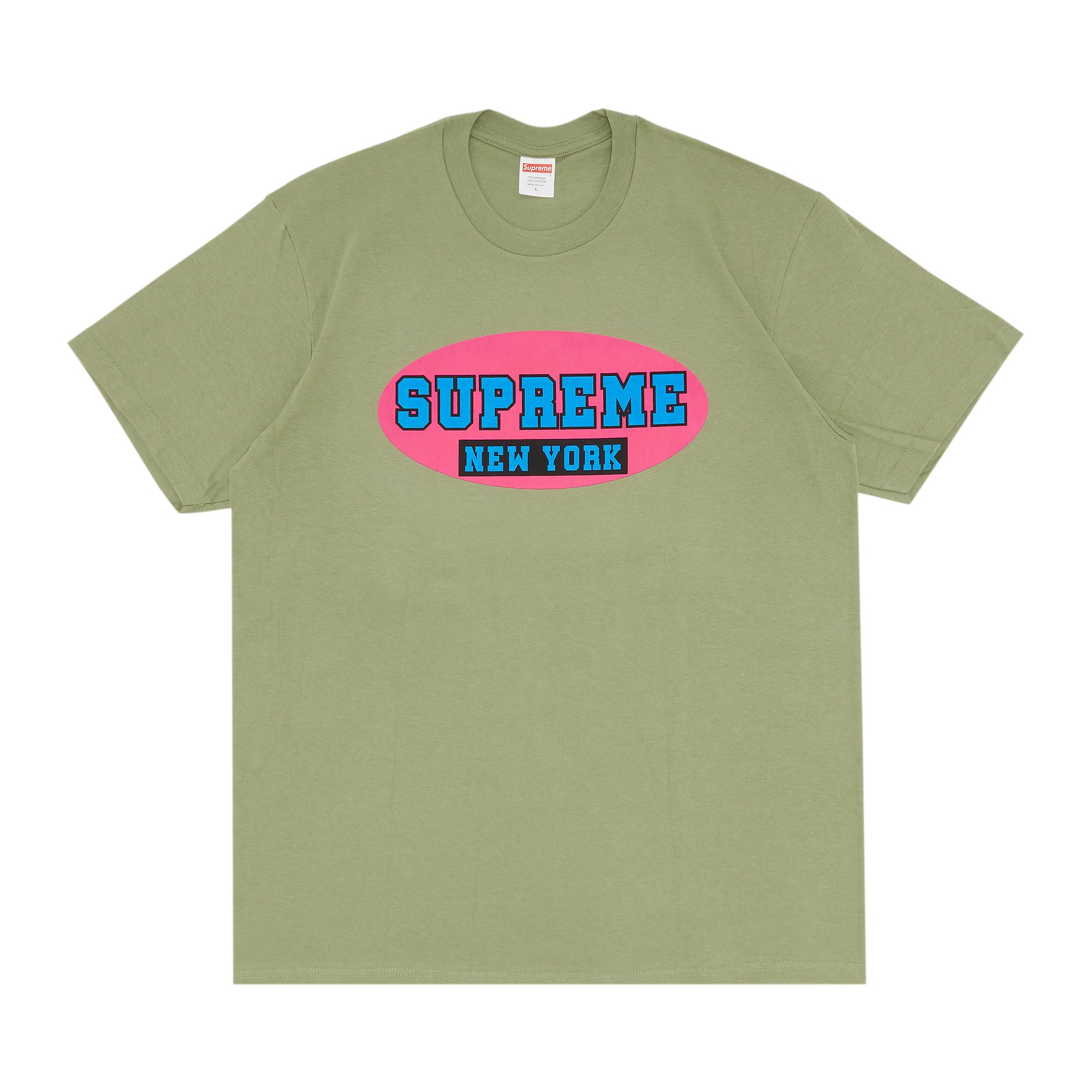 Supreme New York Tee 'Light Olive'