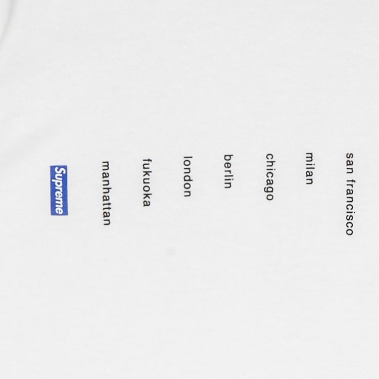 Supreme Location Tee White