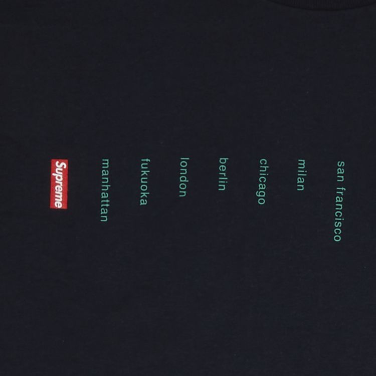 Supreme Location Tee Navy