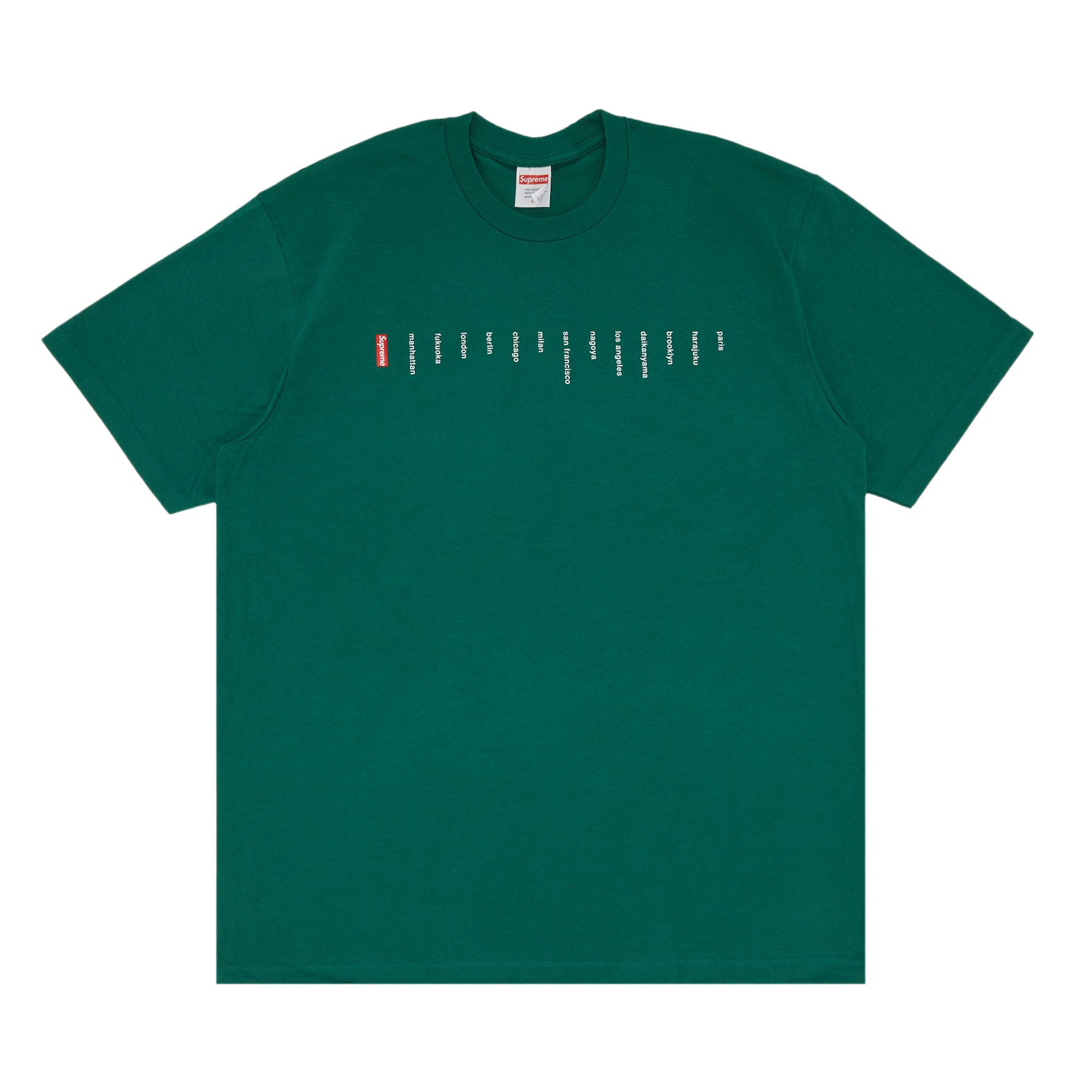 トップス Supreme 23SS Location Tee Light Pine Buy Supreme Location Tee 'Light Pine' - SS23T29 LIGHT PINE