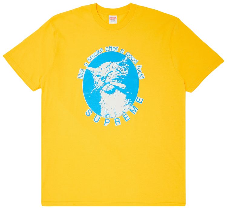 Supreme Smoke Tee Yellow