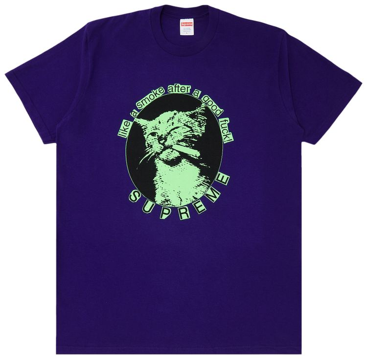 Supreme Smoke Tee Purple