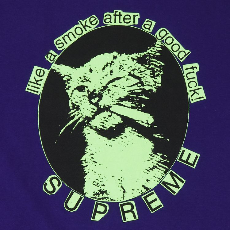 Supreme Smoke Tee Purple