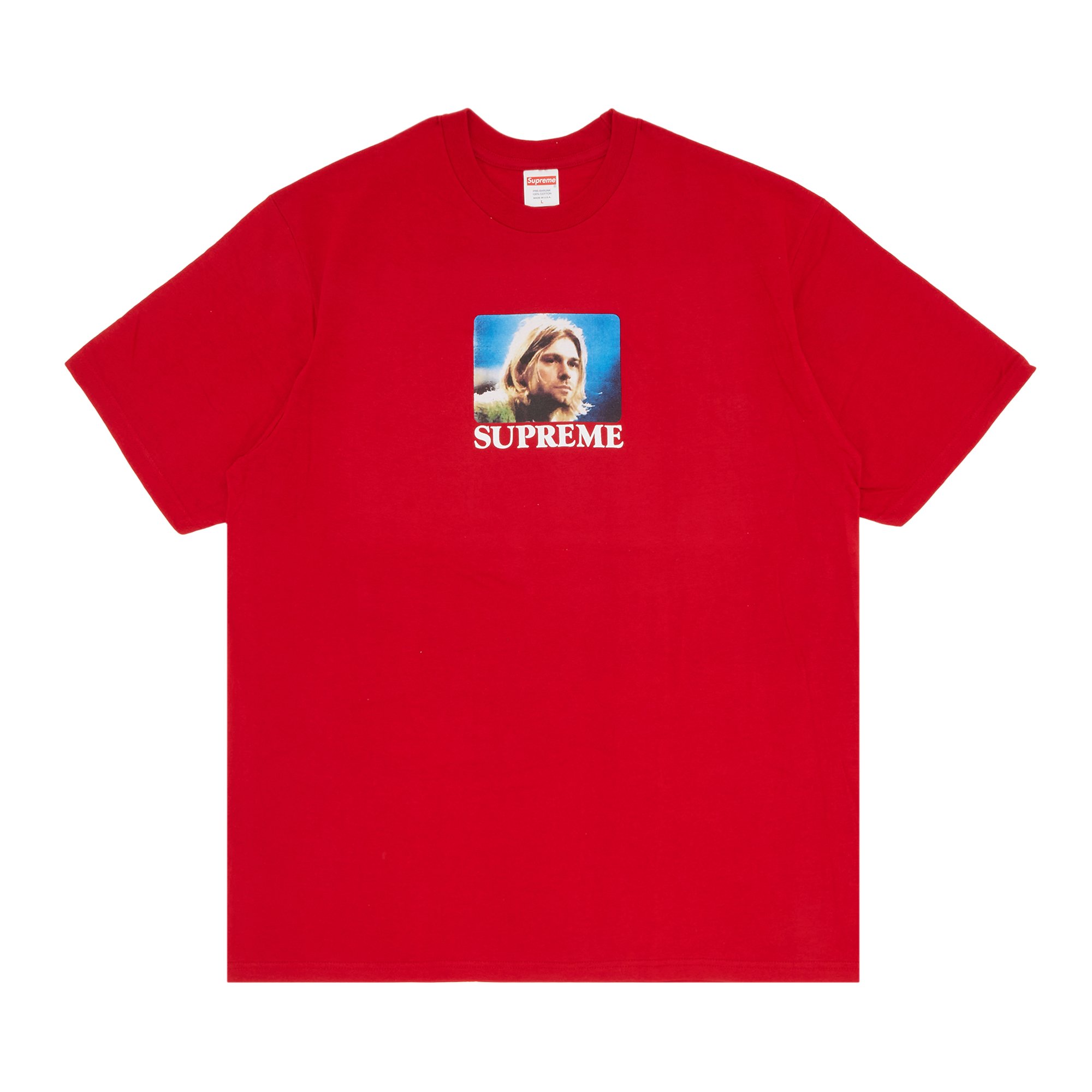 Buy Supreme Kurt Cobain Tee 'Red' - SS23T44 RED | GOAT