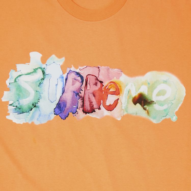 Supreme Watercolor Tee Peach
