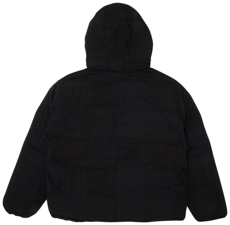 Supreme Madras Reversible WINDSTOPPER Puffer Jacket Black