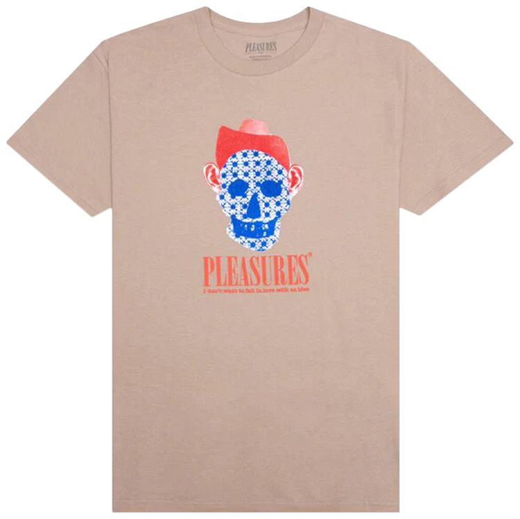 Pleasures Cowboy T Shirt Sand