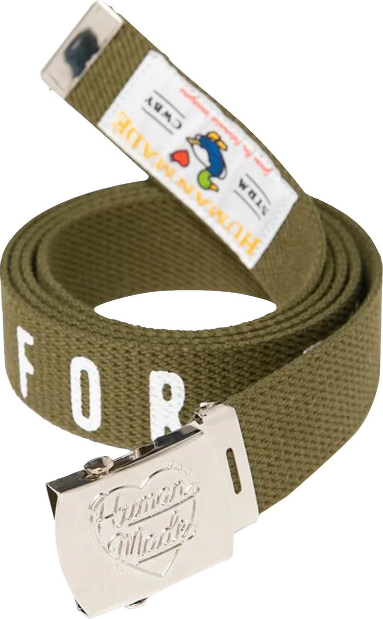 Human Made Web Belt 'Olive Drab'