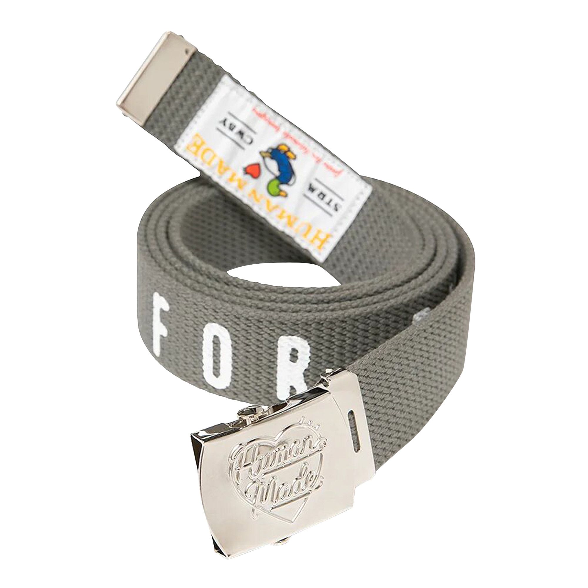 Buy Human Made Web Belt 'Grey' - HM24GD065 GREY | GOAT