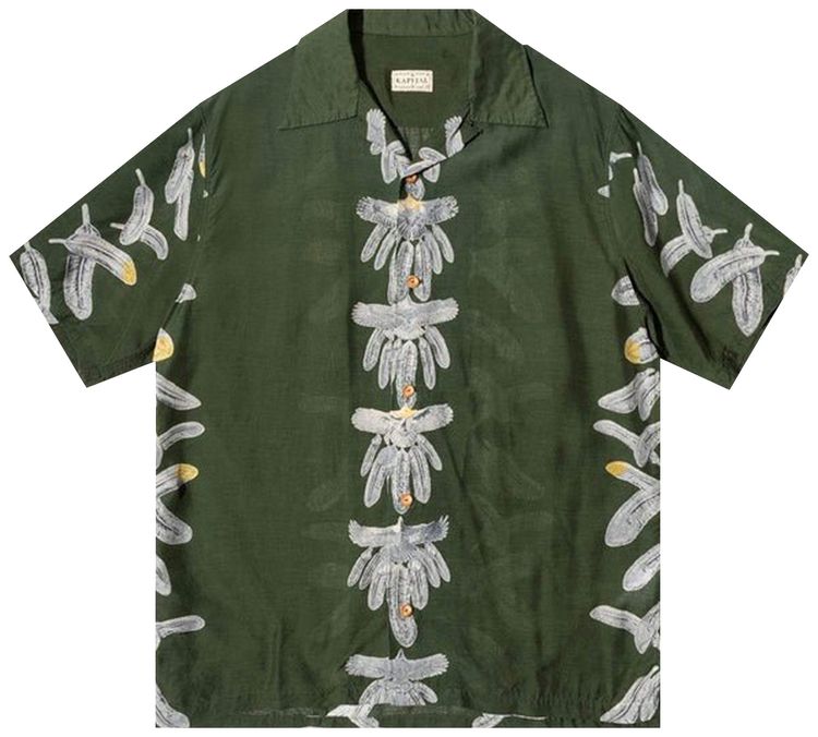 Kapital Eagle Jewel Aloha Shirt Khaki