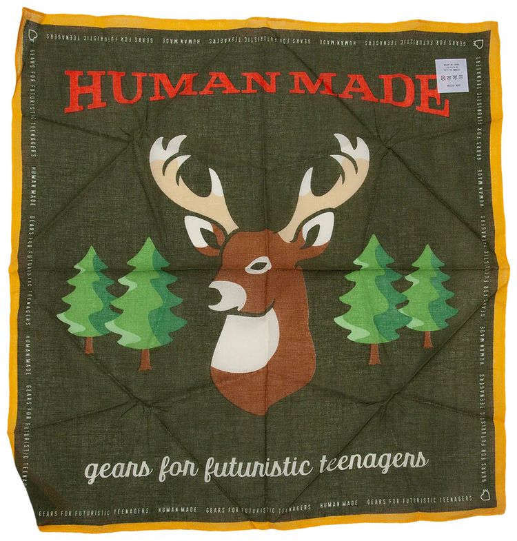 Human Made Bandana 2 Olive Drab