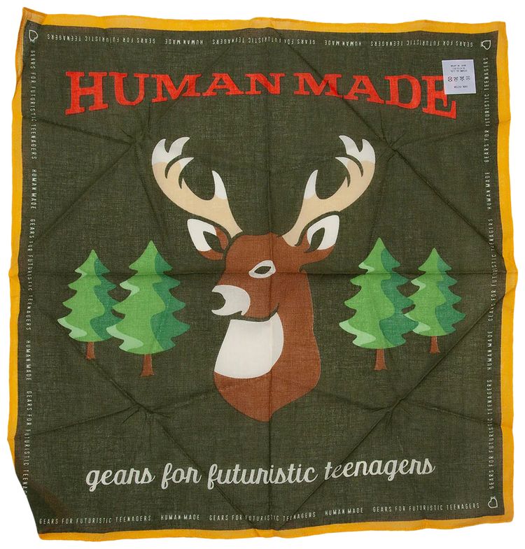 Human Made Bandana #2 'Olive Drab'