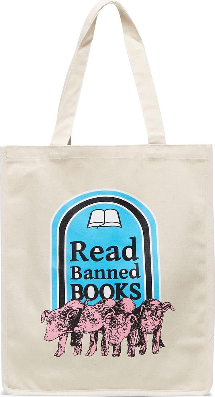Pleasures Banned Books Tote 'Natural'