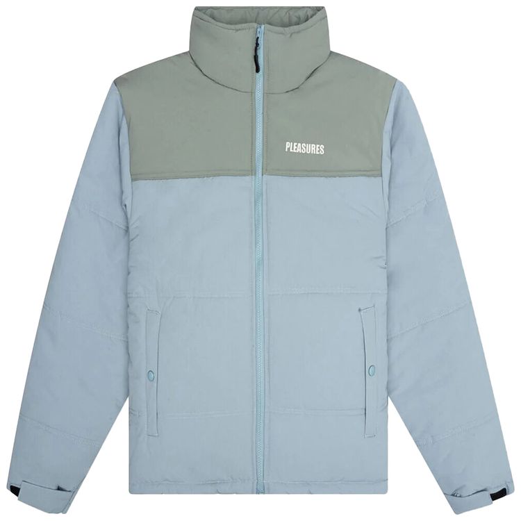Pleasures Kerosene Puffer Jacket Blue