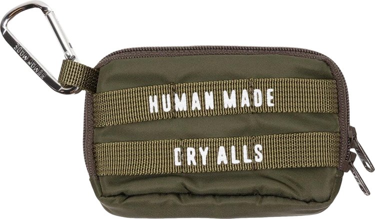 Human Made Military Card Case Olive Drab