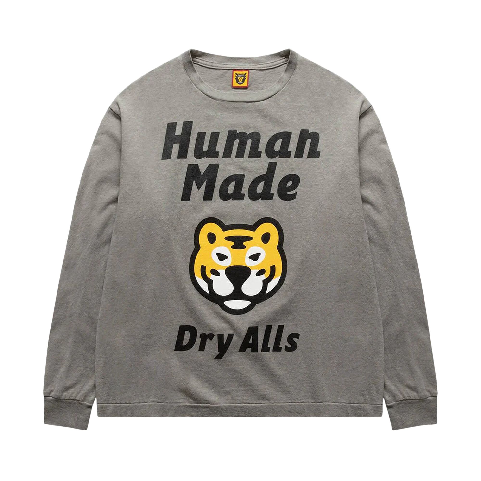 Buy Human Made Long-Sleeve Shirt 'Grey' - HM23CS015 GREY | GOAT
